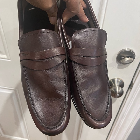 Salvatore Ferragamo Dark Brown Loafers Sz 12 D - Picture 2 of 16